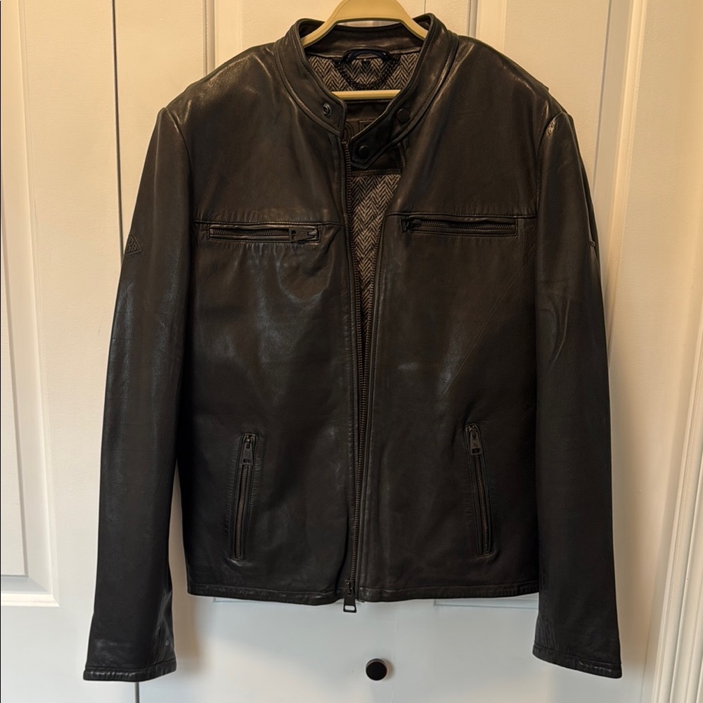 Superdry Idris Elba Premium Leather Jacket